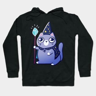 Funny magical wizard cat Hoodie